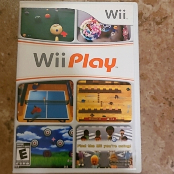 Nintendo Other Wii Play Game Disk Instructions Pose Mii Laser